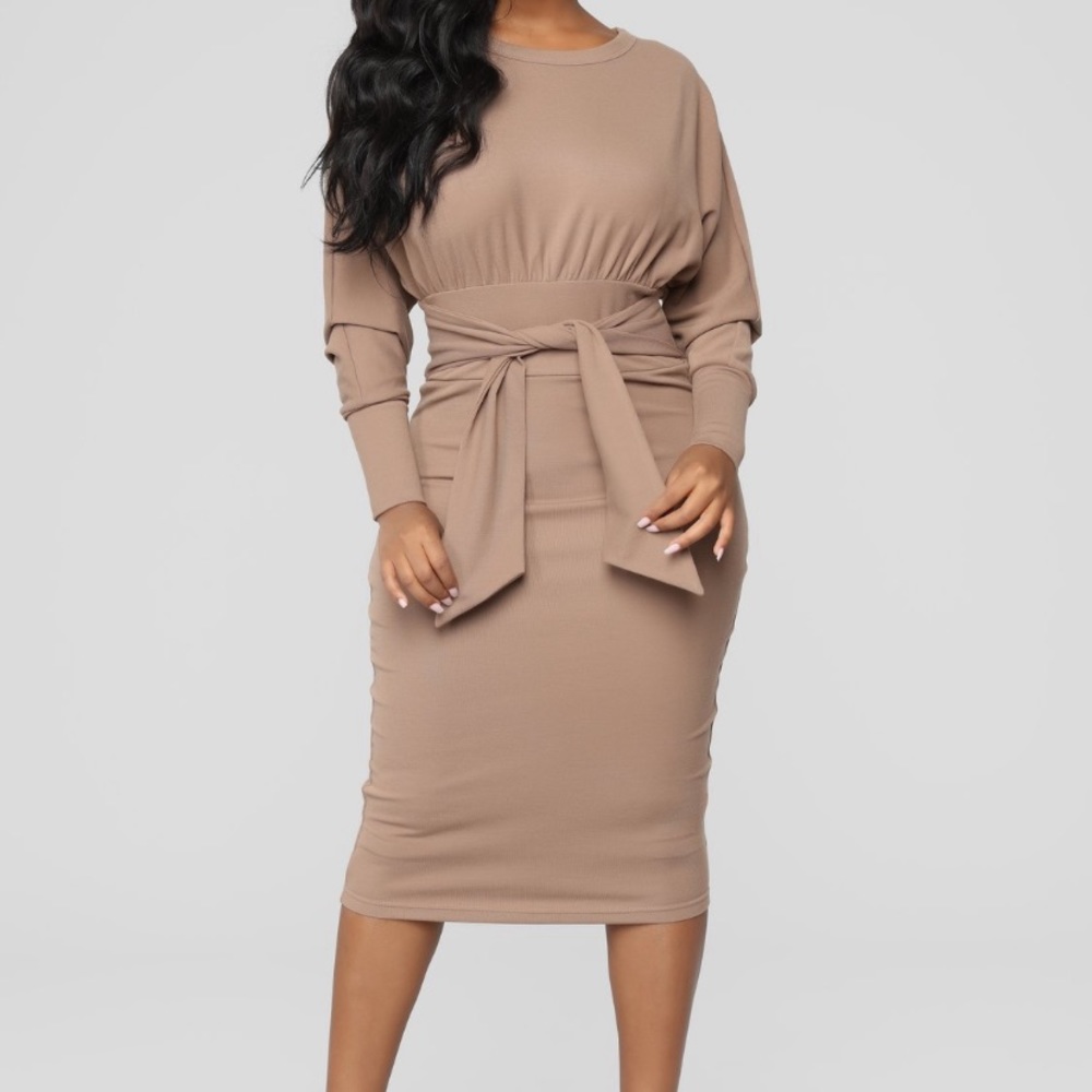 Sweater midi dress